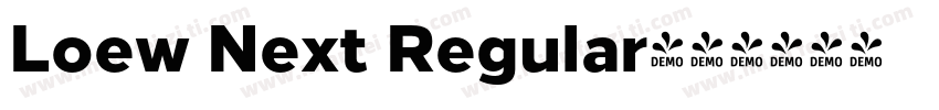 Loew Next Regular字体转换